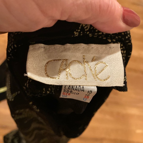 Cache two piece pant set long line split top tuxedo - Picture 10 of 15